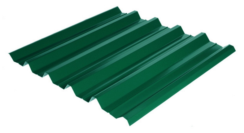 Профнастил НС-44 / 0,45 мм / RAL 6005 зелений глянець / Південна Корея