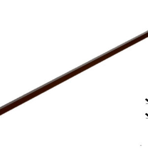 Планка декоративна для забору з проф-листу С-10, 0,45 мм RAL 8017 PE, PEMA