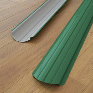 Штакетник напівкруглий металевий планка 10.5 см*100 см