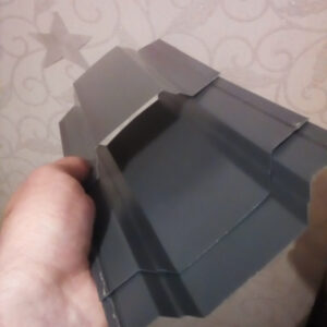 Dahservise трапецієподібний штакетник (113 мм*50 см) темно-сірий глянець 0.45 мм, RAL 7024.