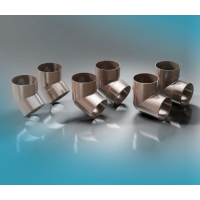 Коліно труби 67,5° ProAQUA Ø 90 мм, (Система 125/90)