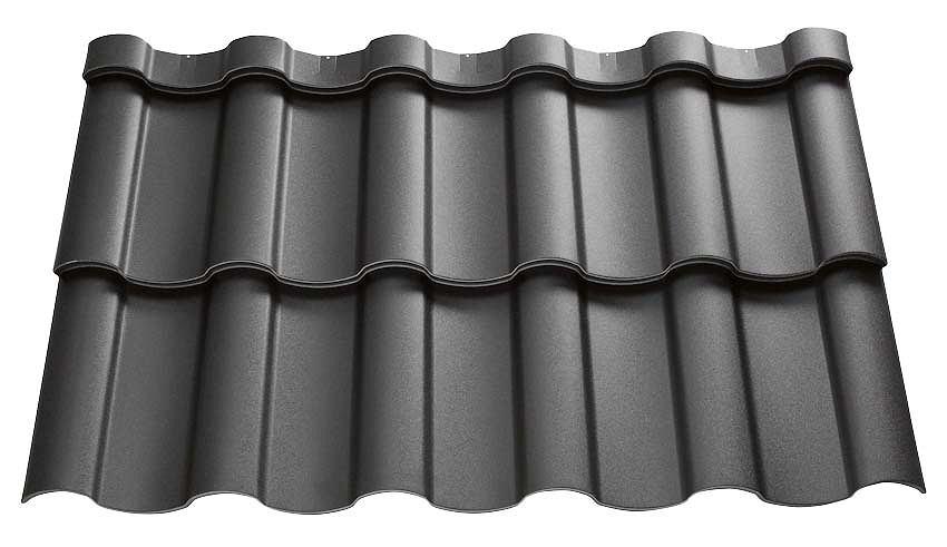 Модульна черепиця | ARAD Modus | PURMAT | RAL 9005 | 0,756 m2 |