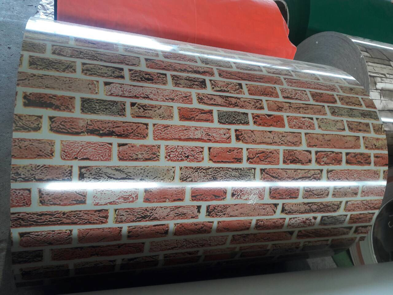 Профнастил Взірець-2000 для забору С-8, принт цегла (0.4 мм) Китай