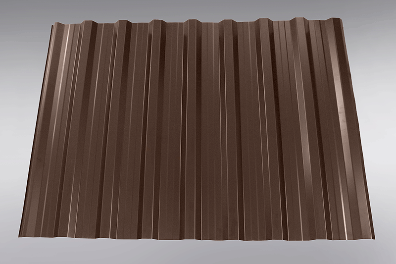 Профнаcтил покрівельний НС 20 0,4 мм RAL-8017 (коричневий)
