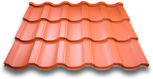 Металочерепиця Модерн 0,45 мм US. Steel, РЕМА RAL