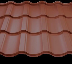 Металочерепиця Modern (Модерн) ArcelorMittal 0,5 Ral 8017 MAT