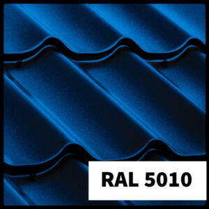 Металочерепиця Сталекс — GRAND PE RAL 5010 (синій) Польща 0,5 мм* ZN-225