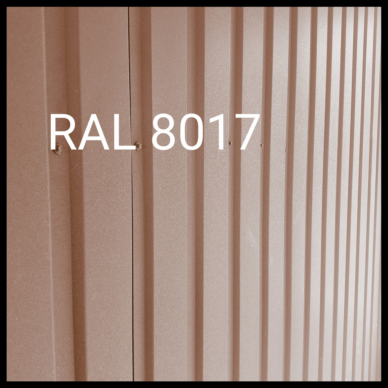 Профнастил ПР-20 А / ПСМ профіль / Арселор Мітл МАТ / Ral 8017 0.5 мм