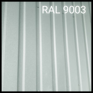 Профнастил оцинкований ПС-20 (ПК-20) Україна / RAL 9003 / 0,7 мм