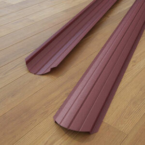 Металевий штакетник 0,5 мм напівкруглий Ral 3005 ( Двосторонній матовий)