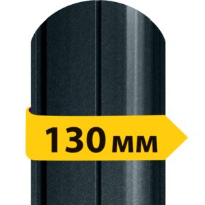 Штакетник матовий поліестер двосторонній RAL 7024