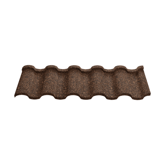 Композитна черепиця Novatik NATURA ROMAN brown earth (коричневий)