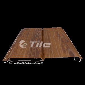 Металевий сайдинг фальшбрус-золотий дуб від Дах Сервіс