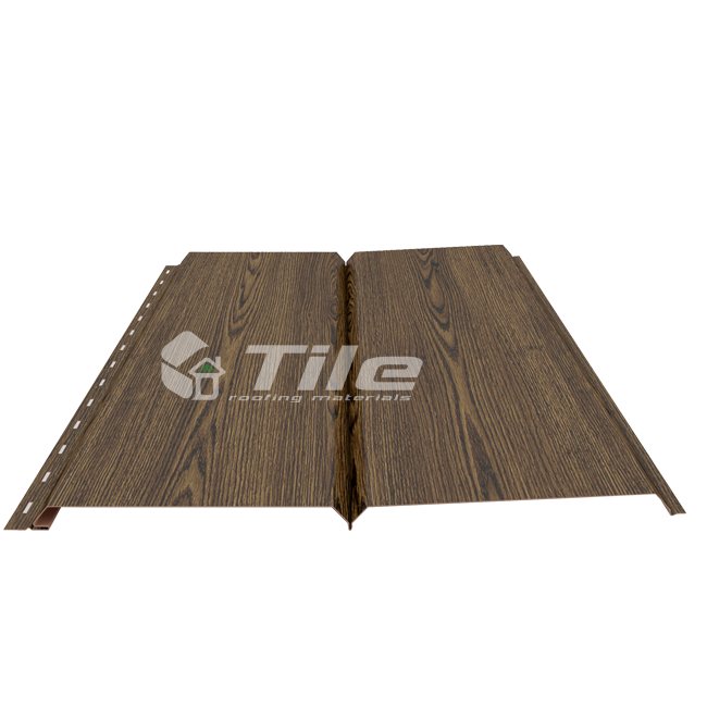 Металевий сайдинг фальшбрус-1 золотий дуб