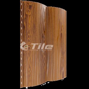 Металческий сайдинг Блок Хаус Термастіл морений дуб 0,4 мм Південна Корея .