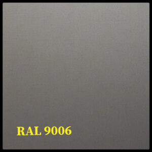 Гладкий лист — 0.5 мм (Метипол — Україна) РЕ — RAL 9006 — Сріблястий металік