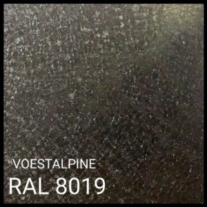 Гладкий листок 0,5 мм VOESTALPINE Mat RAL 8019