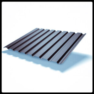 Профнастил для стін — ПС 20 — матовий 0,45 мм RAL 8019