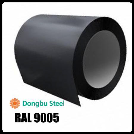 RAL 9005 — 0,7 мм ⁇ Гладкий Лист ⁇ "Dongbu Steel" (Юж. Корея )