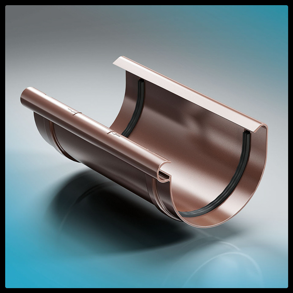 З'єднувач ринви ProAqua білий Ø 125 мм (Система 125/90)