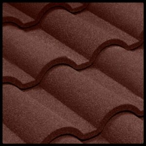 Композитна черепиця ⁇ QueenTile ⁇ Verona ⁇ Brown ⁇