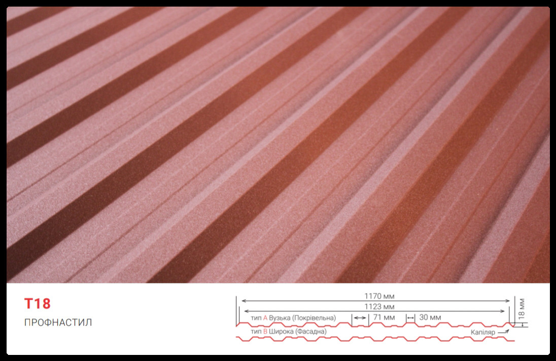 Профнастил Т-18 RAL 9005