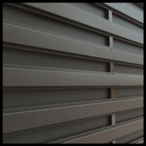 Ламель для забору Ранчо 130 мм / 0,45 мм / РЕМА RAL 8019- 0,45 мм