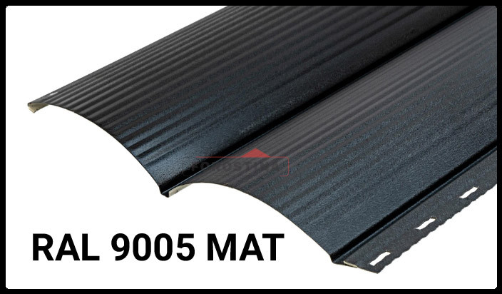 Металосайдинг 0,45 • блок-хаус • "Форостина" RAL 9006