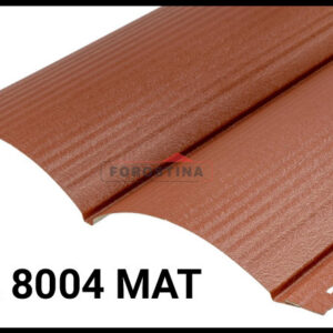 Металосайдинг 0,5 • блок-хаус • "Форостина" RAL 8004 Мат