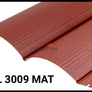 Металосайдинг 0,5 • блок-хаус • "Форостина" RAL 3009 Мат