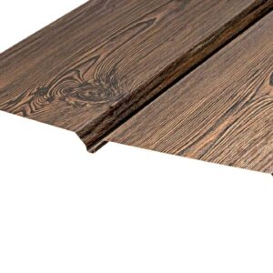 Металосайдинг Панельна дошка Венге структурний