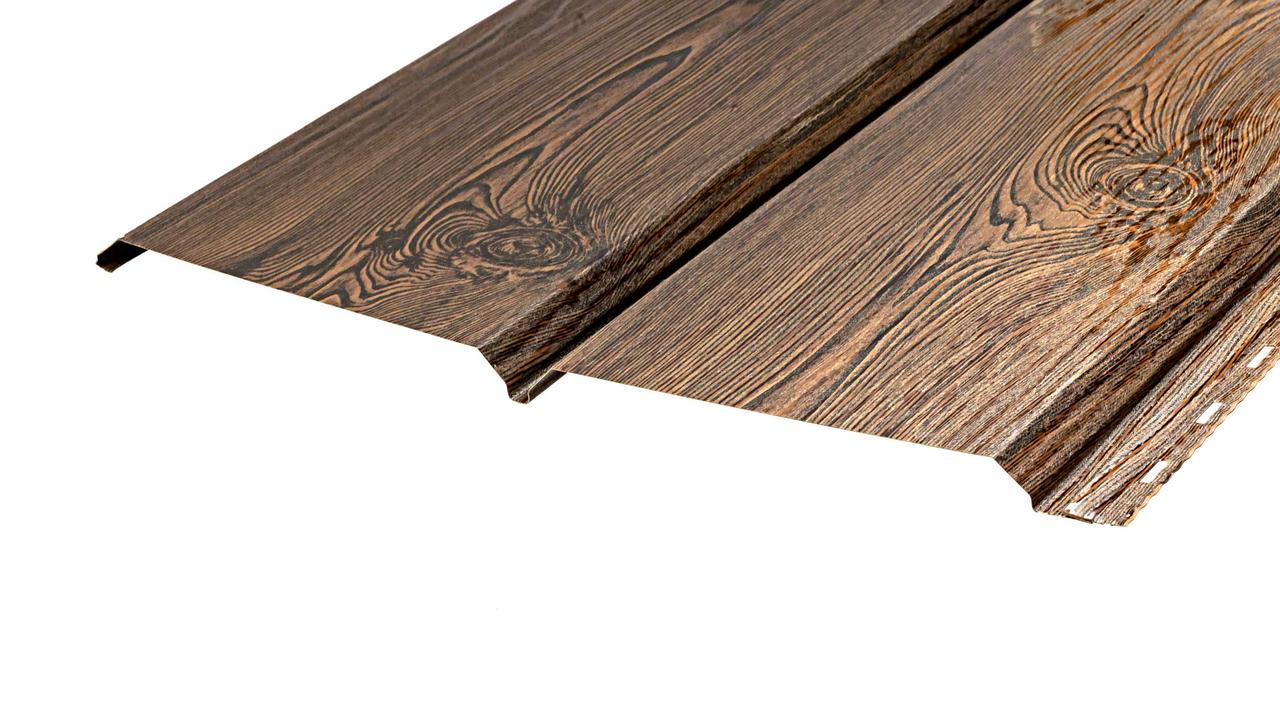 Металосайдинг Панельна дошка Венге структурний