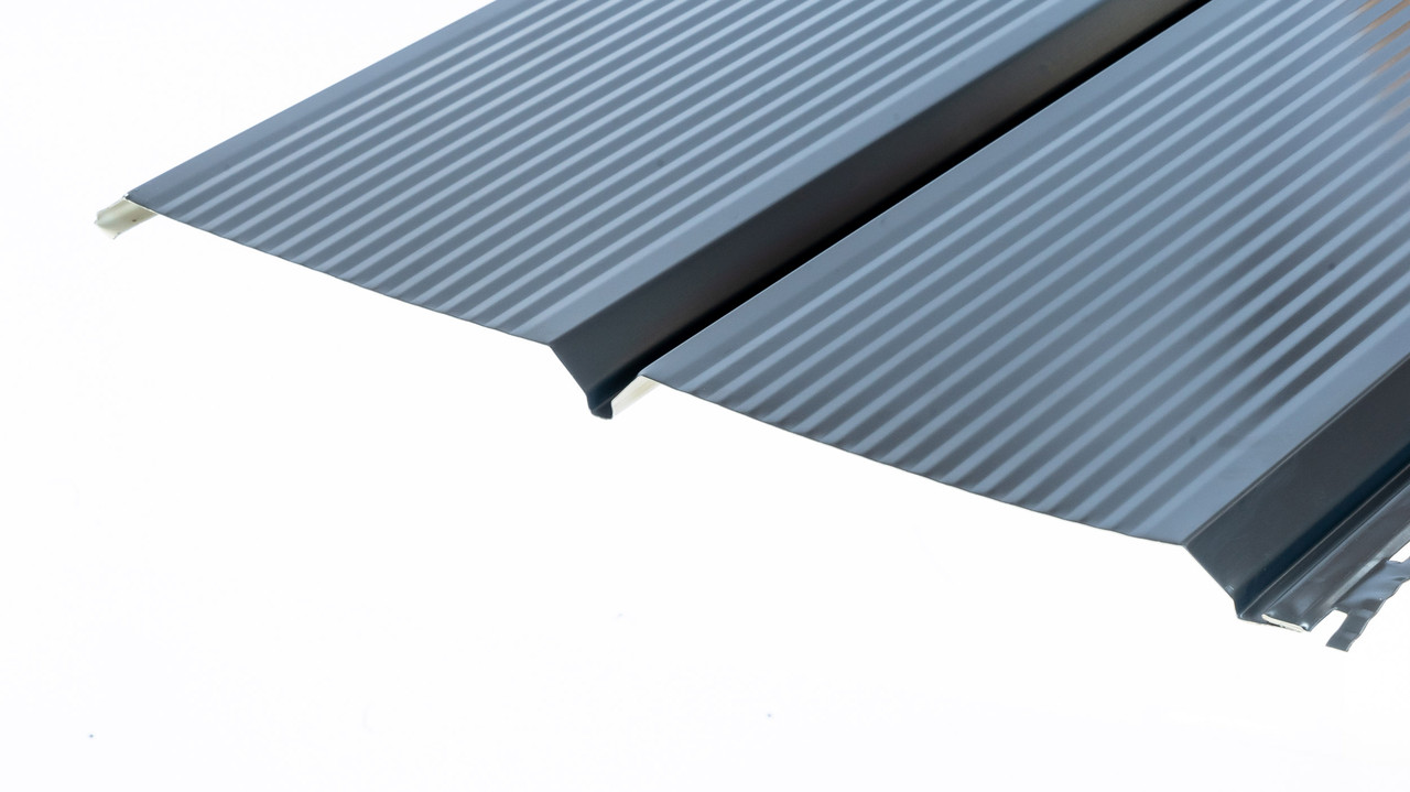 Панельна дошка RAL 7016 PE, металевий сайдинг