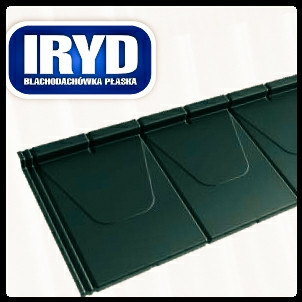 IRYD — Модульна плоска черепиця (Purmat) RAL 6005