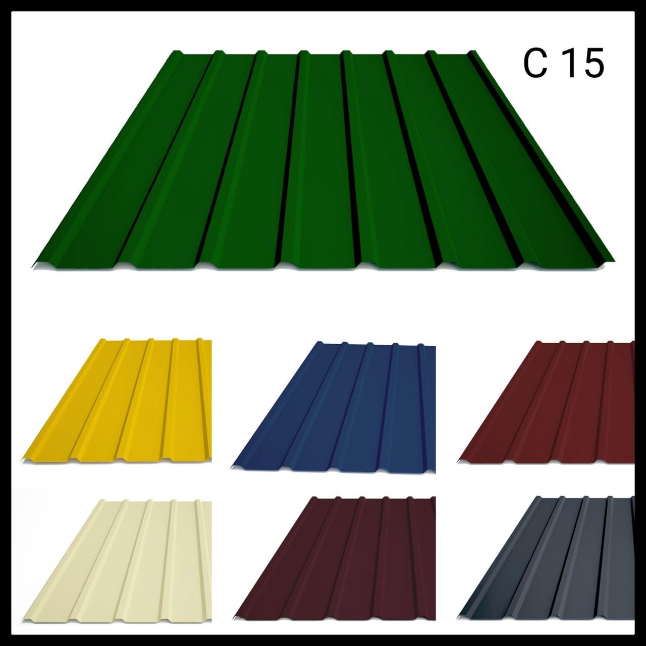 Профнастил С-15 / для стін / Printech Корея