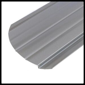 Металевий штакетник 0,4 х 105 мм PE RAL 9006