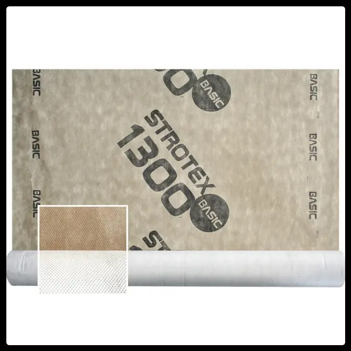 STROTEX 1300 BASIC ⁇ Супердифузійна мембрана / FOLIAREX / (Рулон 1,5 M 50 M)