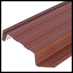 Металевий штакетник 0,45 х 115 мм ⁇ MAT ⁇ RAL 8004 Цегляний