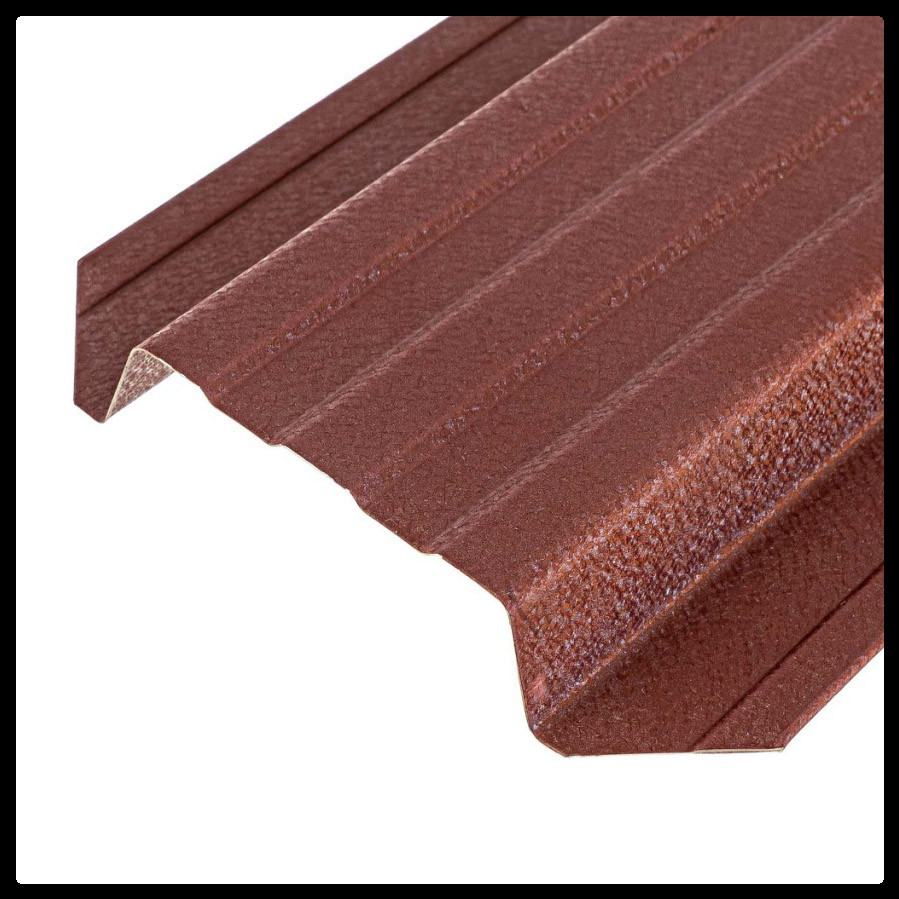 Металевий штакетник 0,5 х 115 мм ⁇ MAT ⁇ RAL 3009 червоно-коричневий