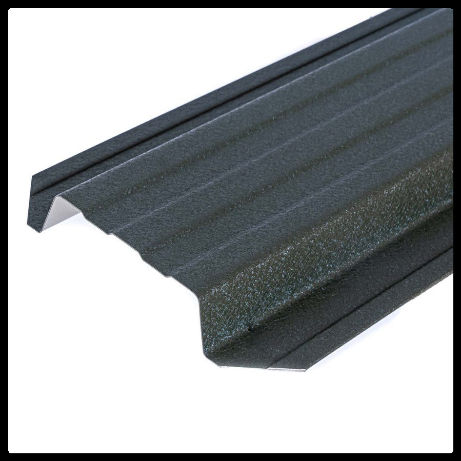 Металевий штакетник 0,45 х 115 мм ⁇ MAT ⁇ RAL 9005 чорний