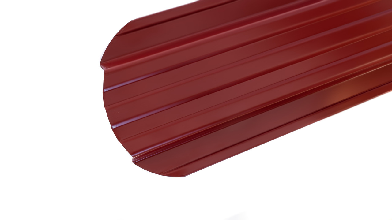 Металевий штакетник 0,45 х 115 мм ⁇ MAT ⁇ RAL 3011 Червоний