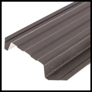 Металевий штакетник 0,5 х 115 мм ⁇ MAT ⁇ RAL 8019 темно-коричневий