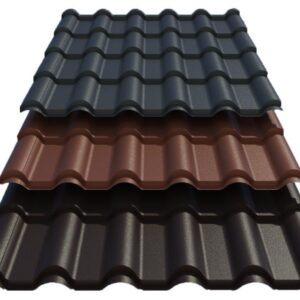 Металочерепиця РетроUS Steel Словаччина 0,45 mm PE RAL 1015