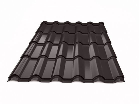 Металочерепиця Ретро Ferrogal 0,45 mm PE Ral 3005