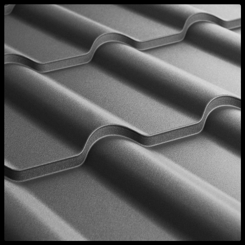 Металочерепиця Ретро ARCELOR MITTAL 0,5 mm PEMA RAL 7024