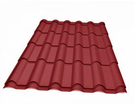 Металочерепиця Ретро ARCELOR MITTAL 0,5 mm PEMA RAL 3009