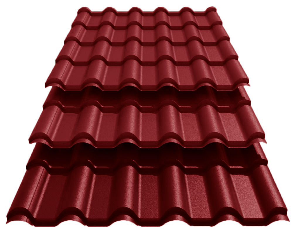 Металочерепиця РетроUS Steel Словаччина 0,45 mm PE RAL 3011