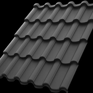 Металочерепиця Елегант 0,6 мм Speira (Алюмій)