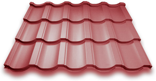 Металочерепиця Модерн 0,5 мм U.S. Steel, РЕМА RAL