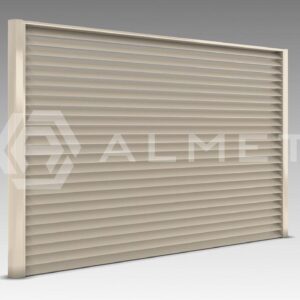 Металевий секційний паркан-жалюзі 0,45 мм "Алмет" RAL